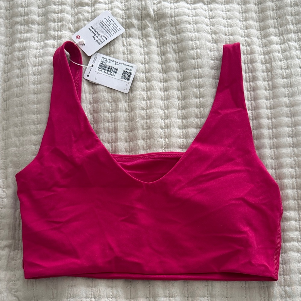 Lululemon Bra- bend this Scoop and square